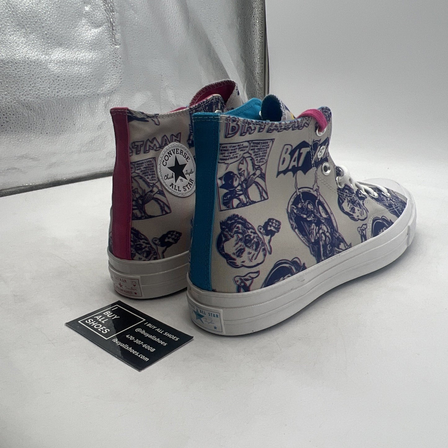 Size 13 - DC Comics x Chinatown Market x Converse Chuck 70 High 3D Batman Print