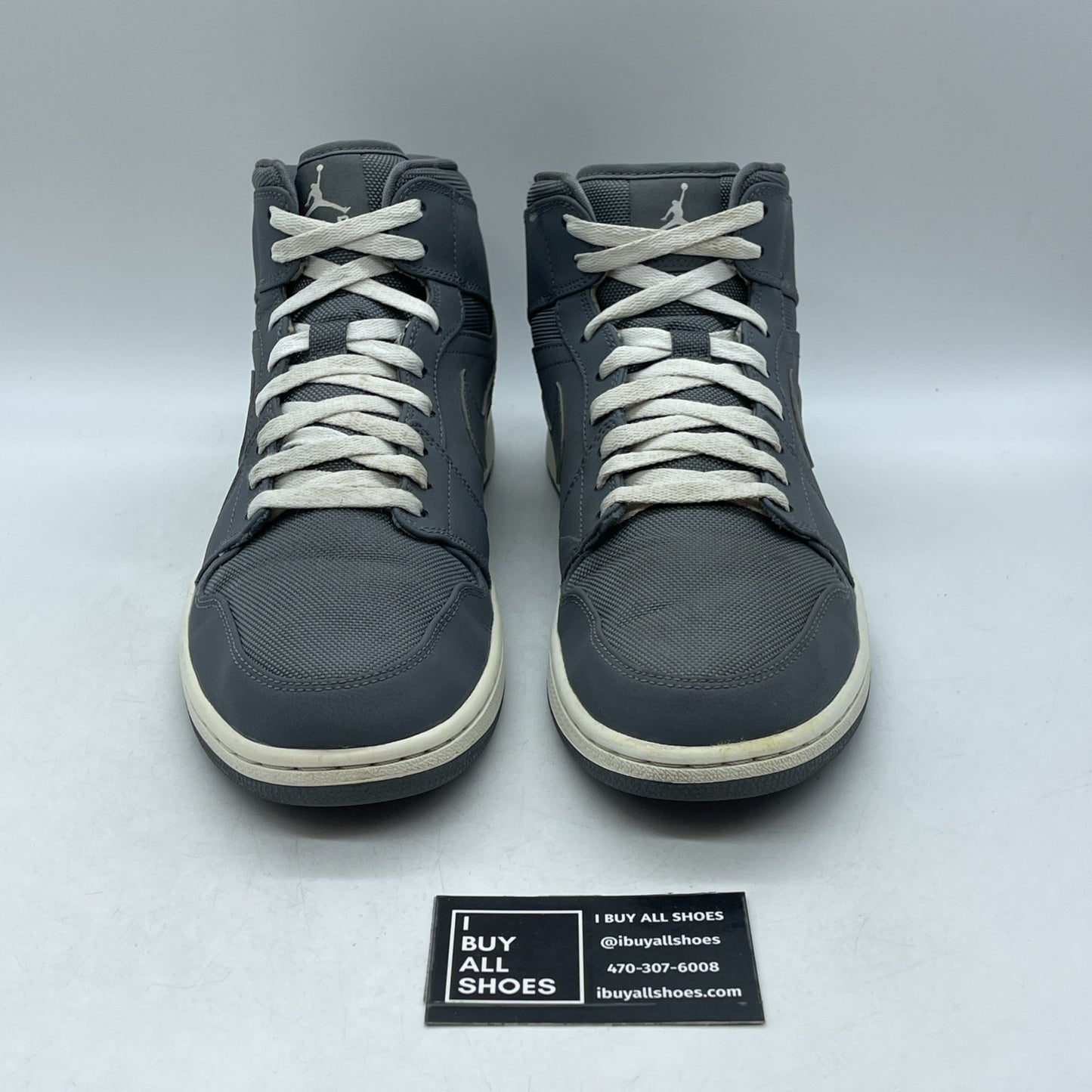 Size 12 - Air Jordan 1 Retro Mid Cool Grey (554724-022)