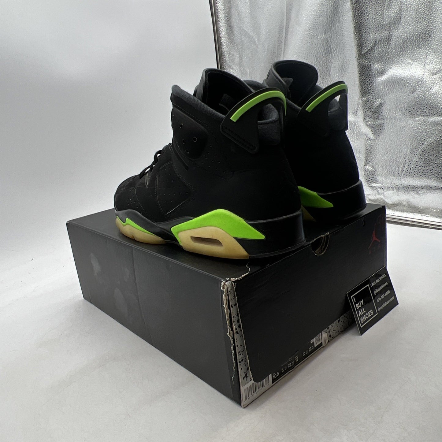 Size 10.5 - Air Jordan 6 Retro Electric Green 2021 (CT8529-003)