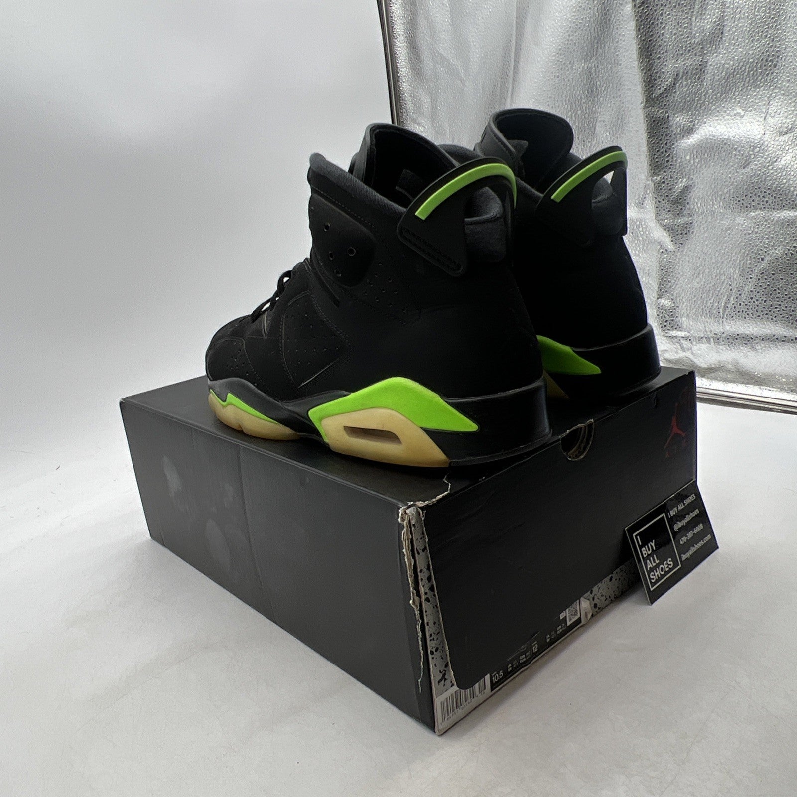 Size 10.5 - Air Jordan 6 Retro Electric Green 2021 (CT8529-003)