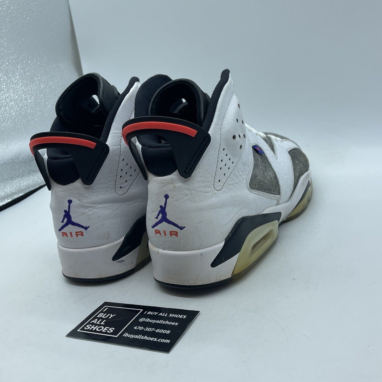 Size 11 - Air Jordan 6 Retro LTR Flint Grey Purple White Black (CI3125-100)