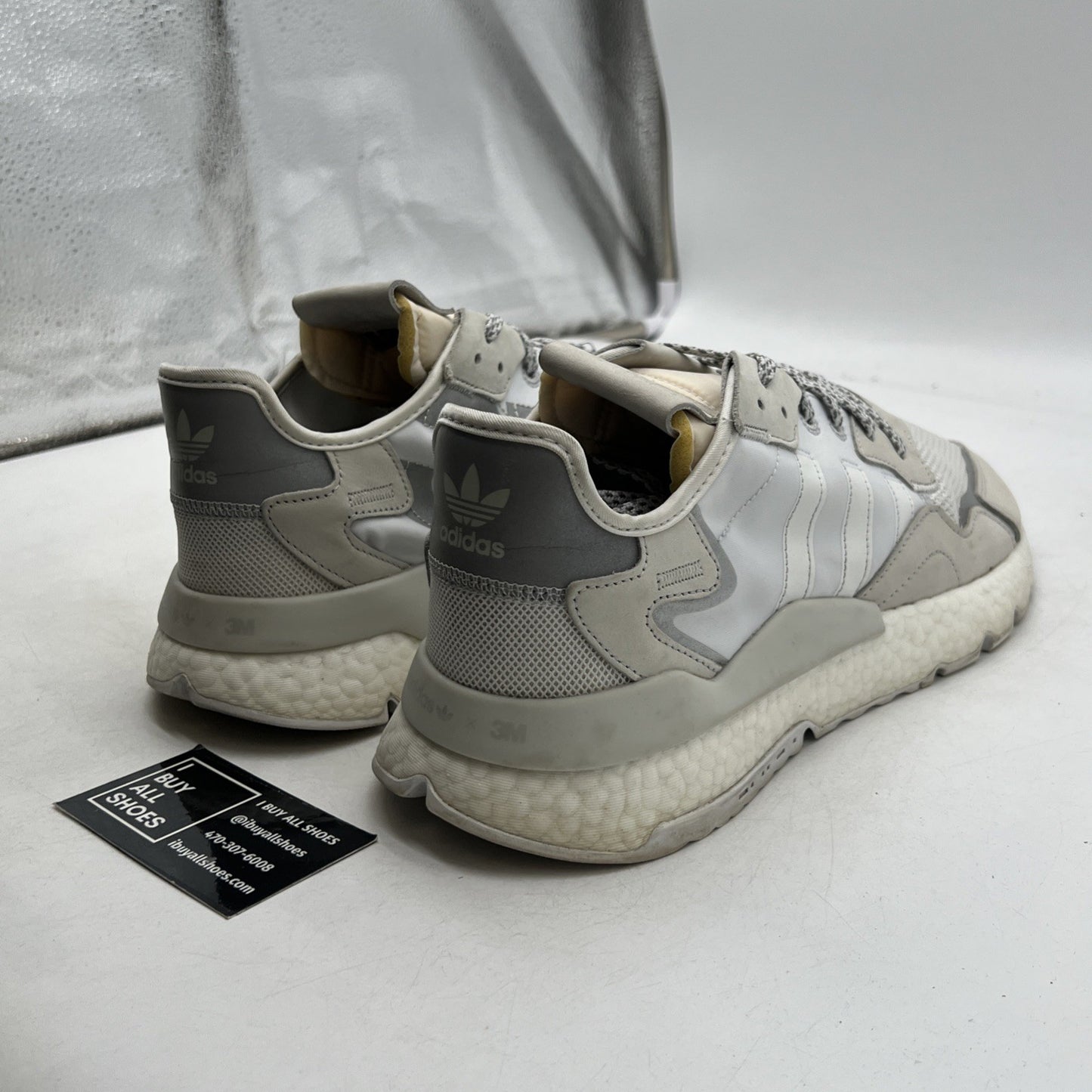 Size 14 - 3M x Adidas Nite Jogger Gray (EE5855)