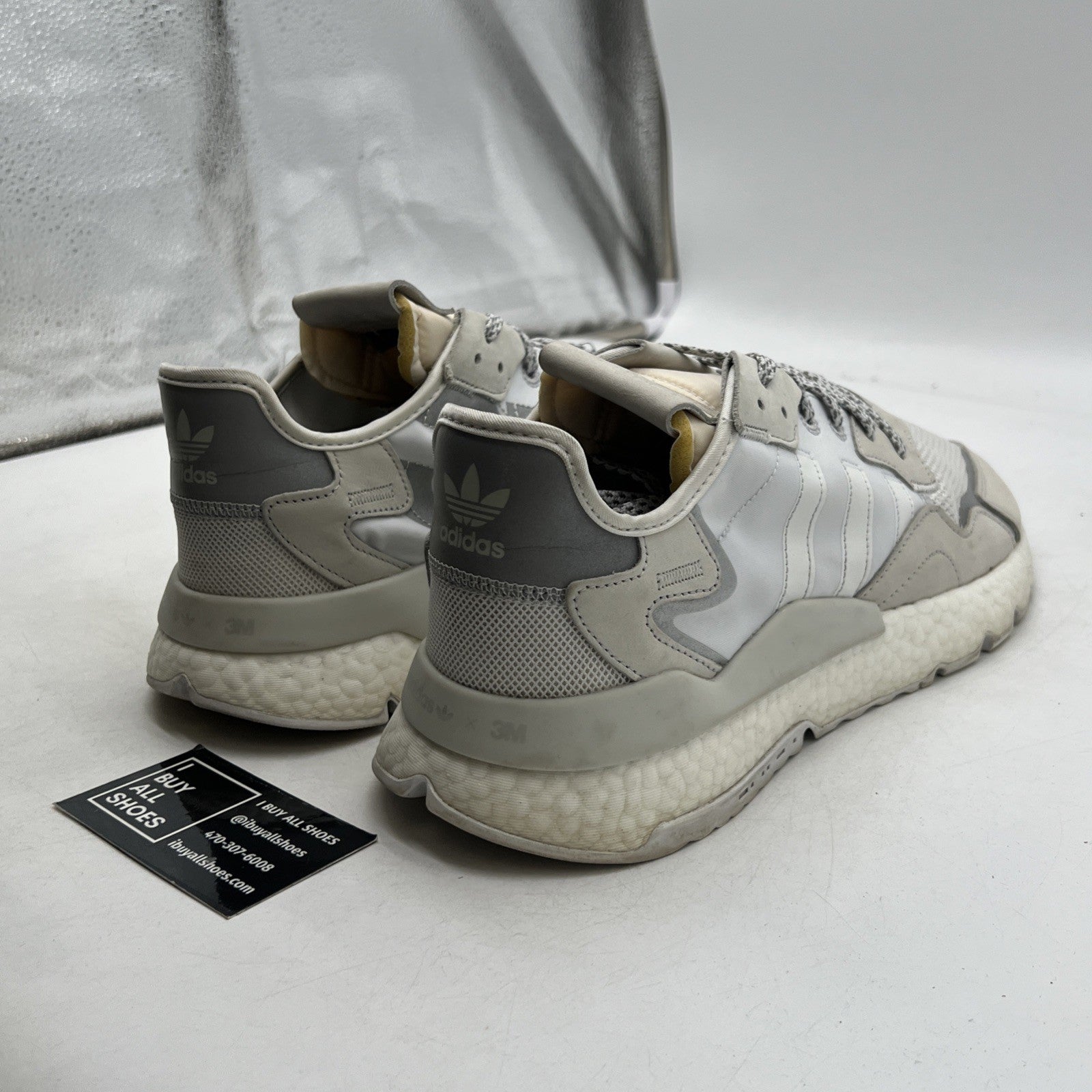 Size 14 - 3M x Adidas Nite Jogger Gray (EE5855)