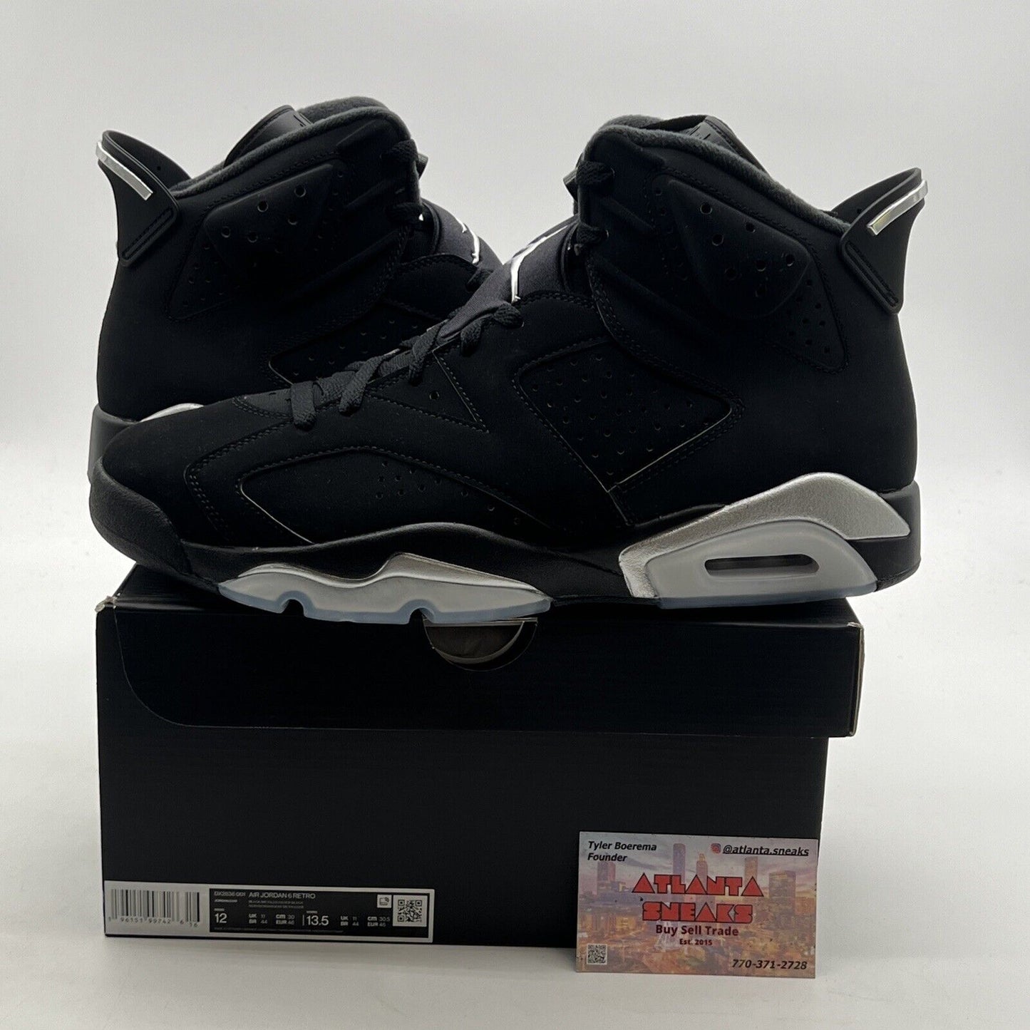 Size 12 - Air Jordan 6 Retro Mid Chrome (DX2836-001)