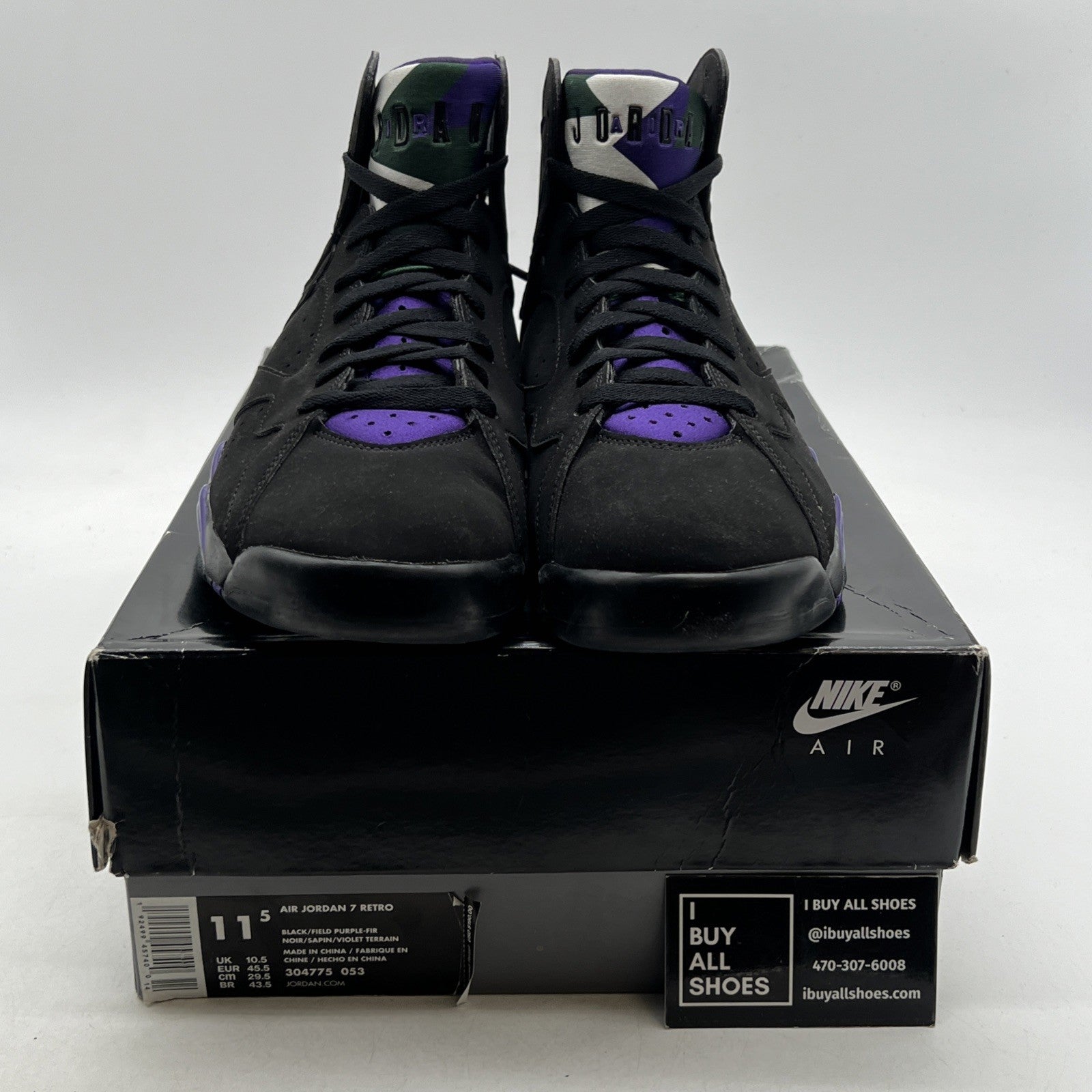 Size 11.5 - Air Jordan 7 Retro PE Ray Allen (304775-053)