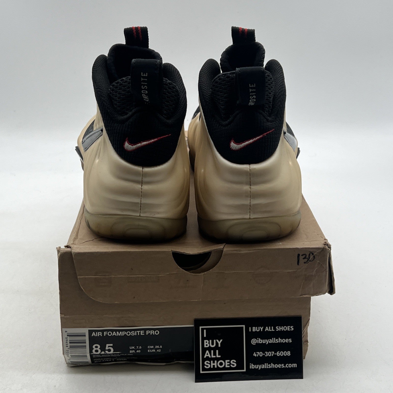 Size 8.5 - Nike Air Foamposite Pro 2010 Pearl (624041-206)