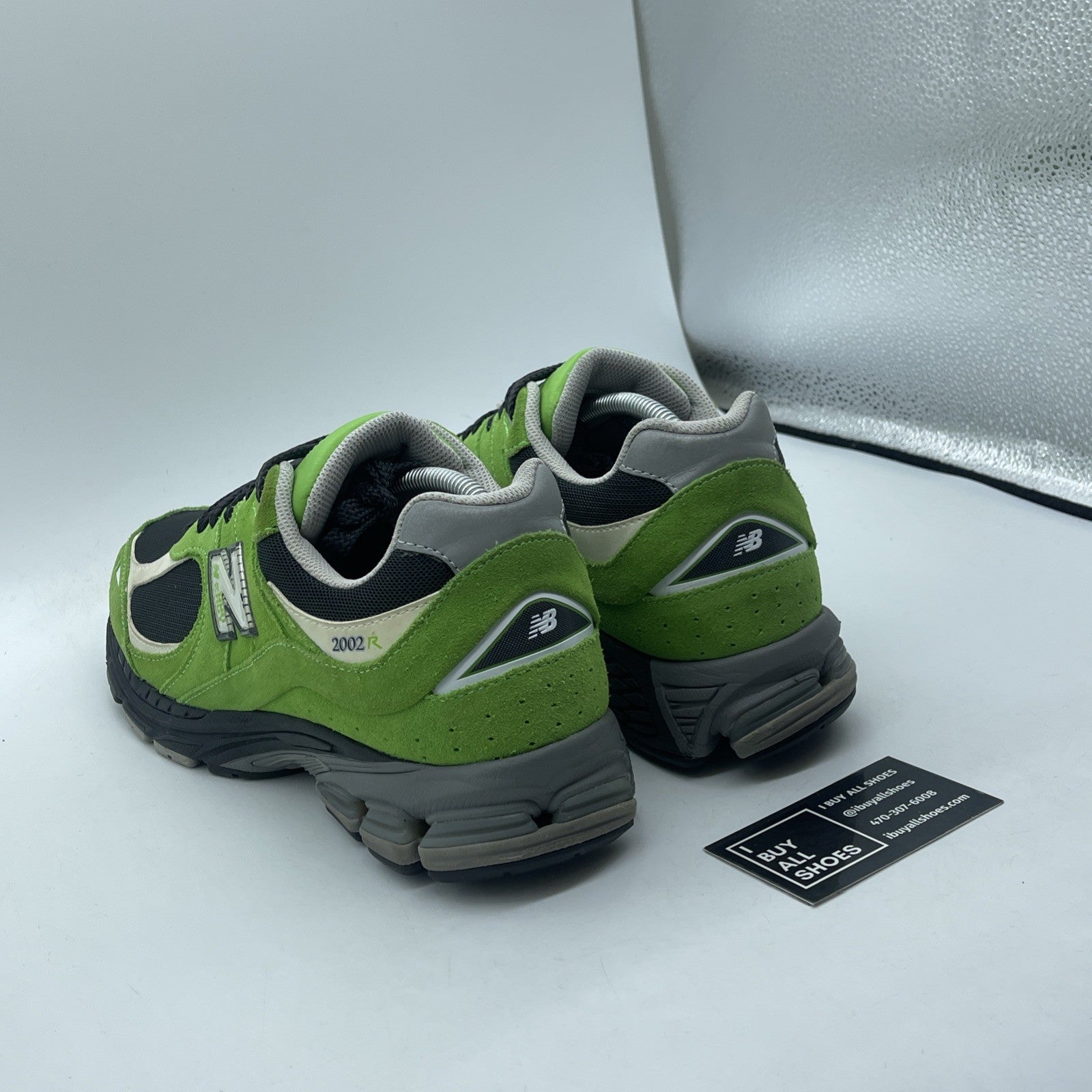 Size 10.5 - New Balance 2002R Good Vibes Pack - Green Apple Suede (M2002RGZ)