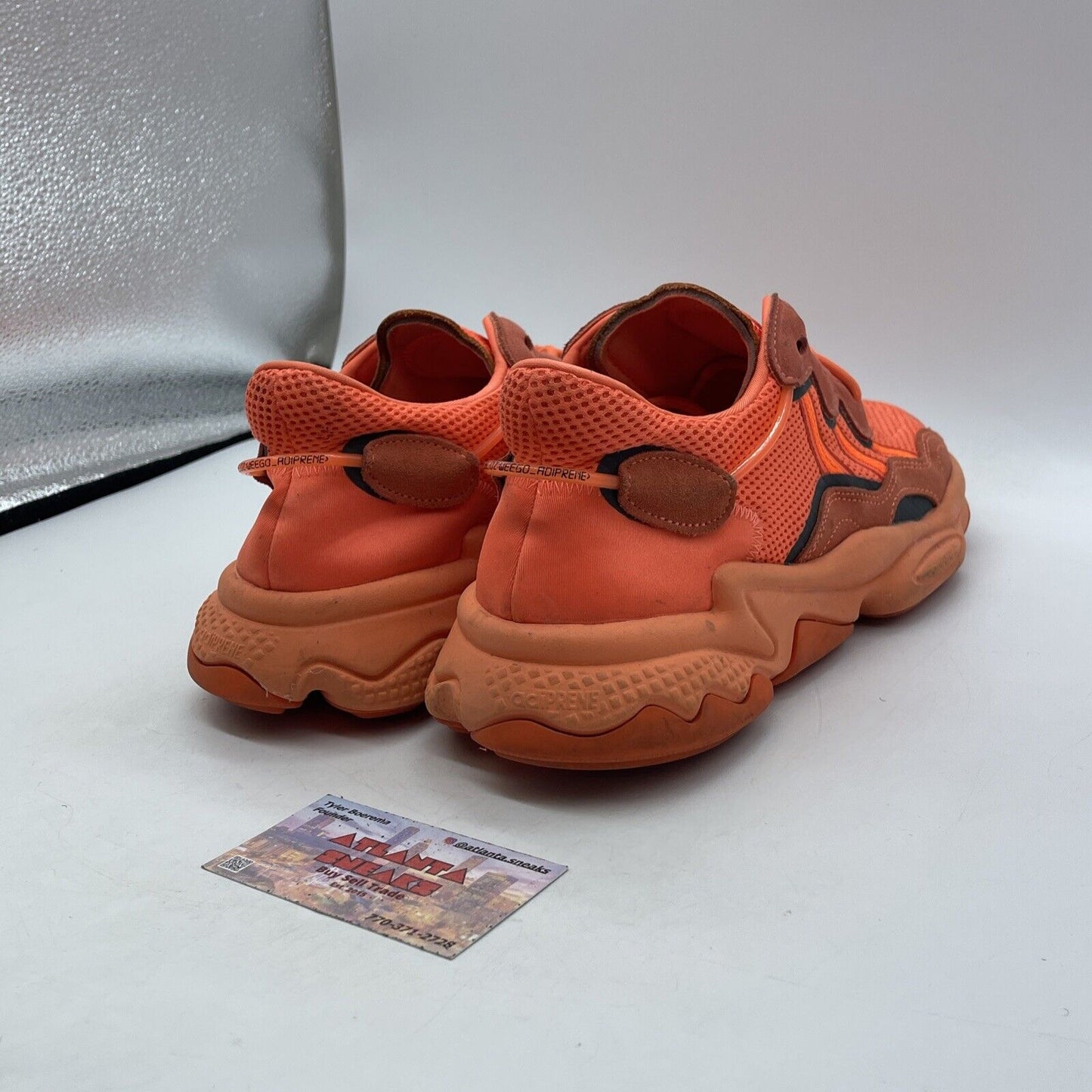 Size 12 - adidas Ozweego Bold Orange Suede Leather Black Leather (EE6465)