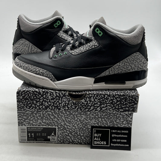 Size 11 - Air Jordan 3 Retro Green Glow (CT8532-031)