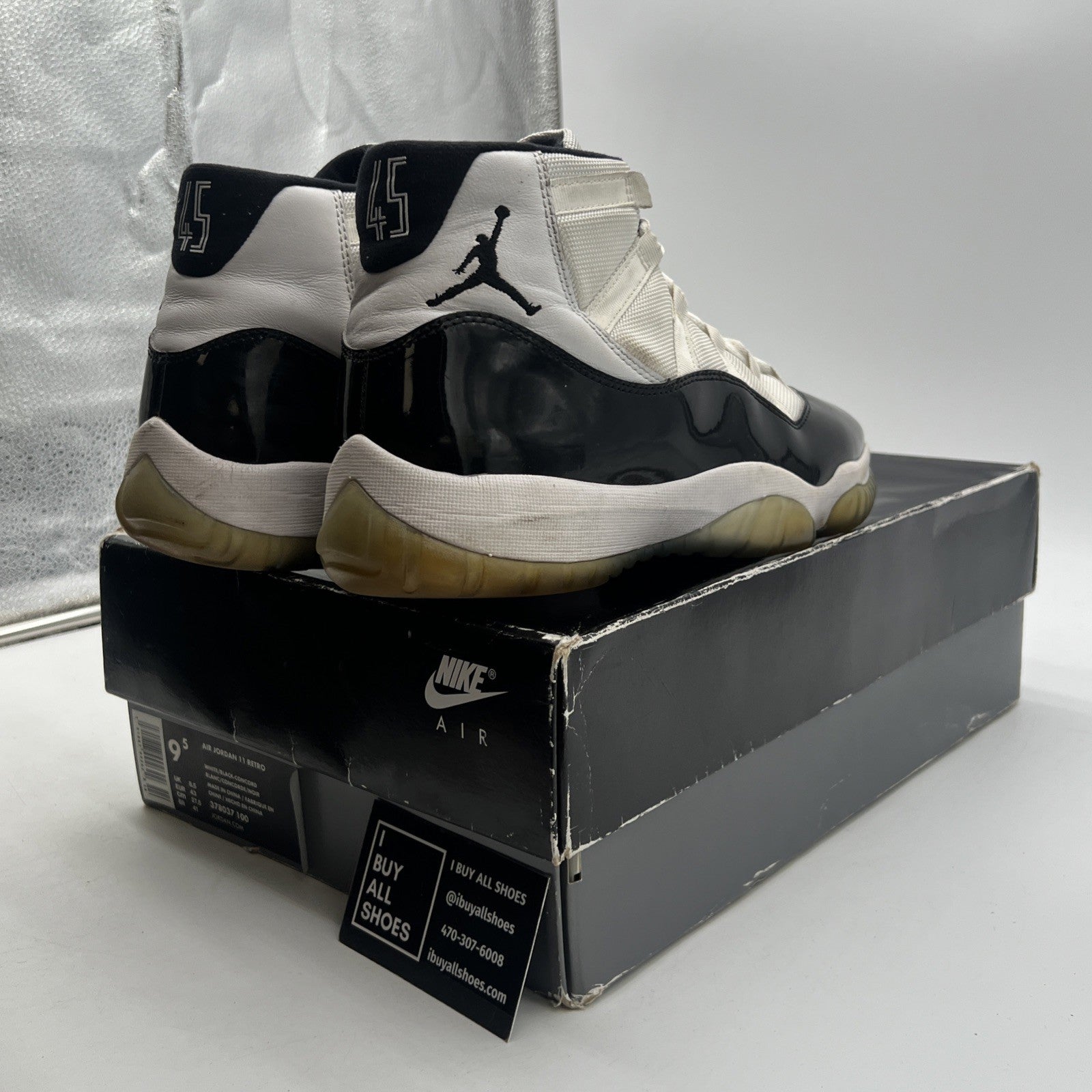 Size 9.5 - Air Jordan 11 Retro High Concord (378037-100)