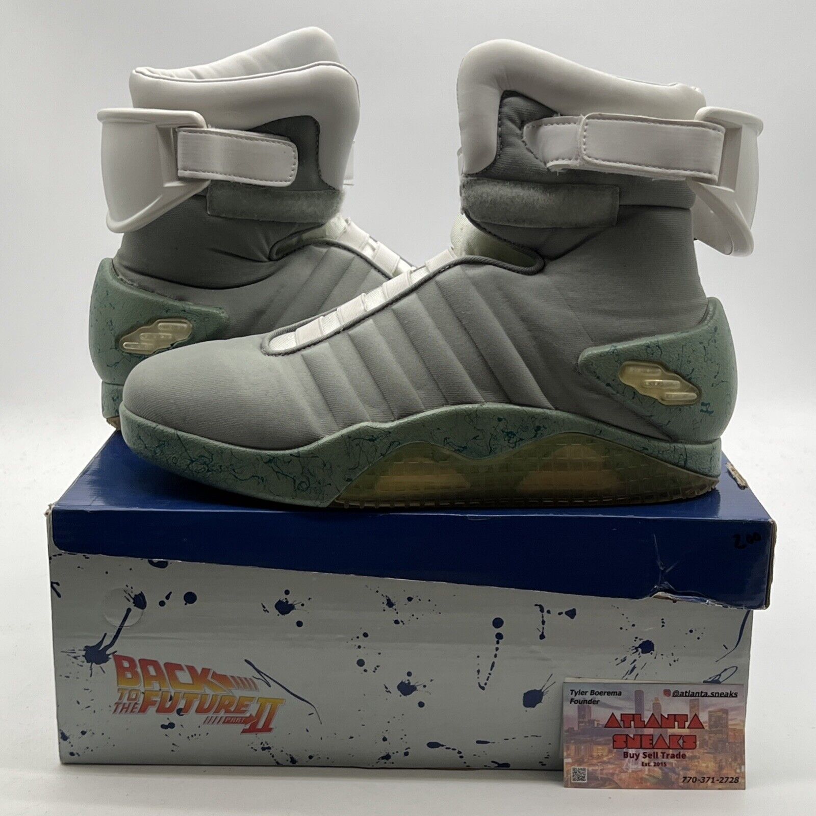 Size 11 - UNIVERSAL MARTY McFLY FUTURISTIC SHOES BACK TO THE FUTURE