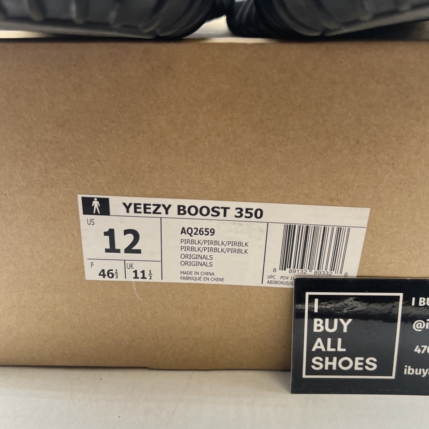 Size 12 - adidas Yeezy Boost 350 2015 Pirate Black (AQ2659)