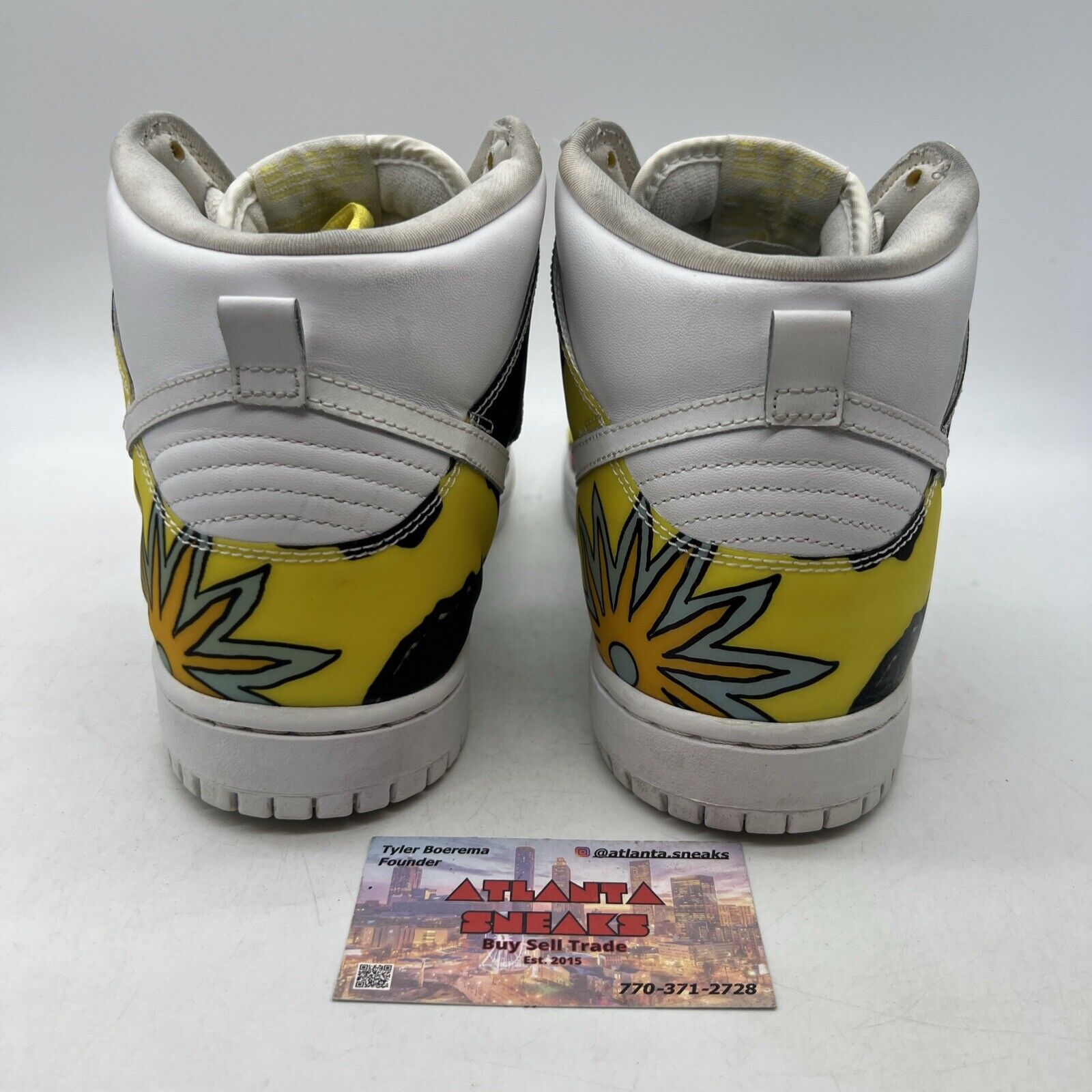 Size 11 - Nike Dunk PRM DLS SB QS High De La Soul Yellow Leather (748751-177)