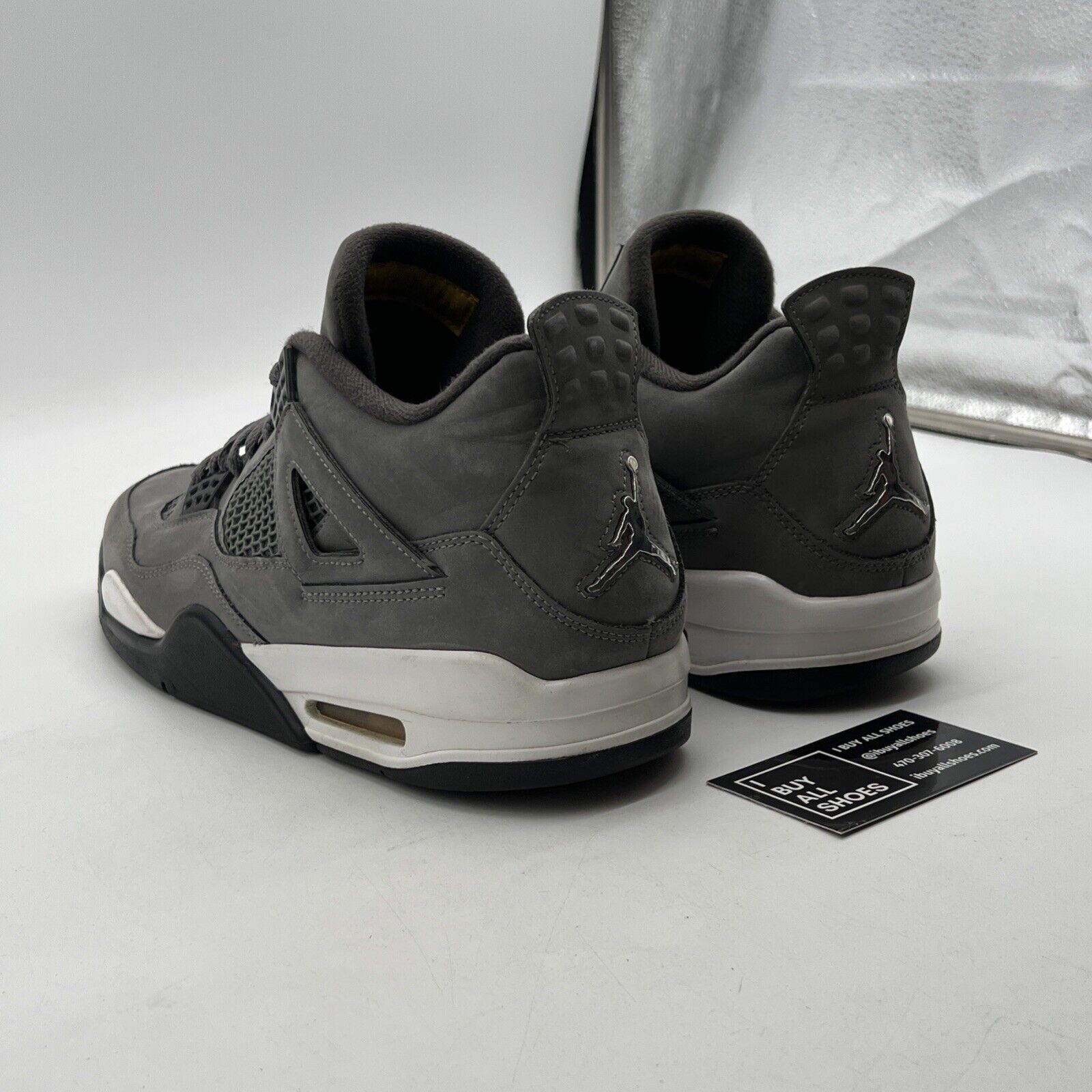 Size 11.5 - Air Jordan 4 Retro Low Cool Grey (308497-007)