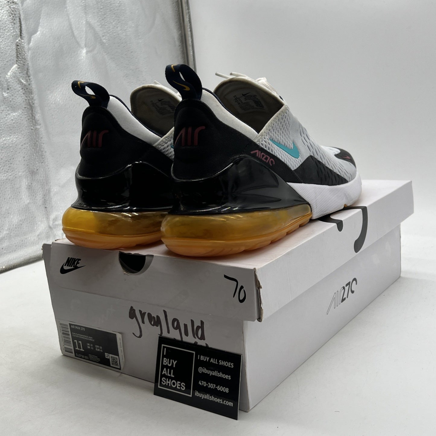 Size 11 - Nike Air Max 270 Oracle Aqua (DJ2736-001)