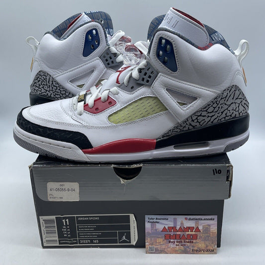 Size 11 - Jordan Spizike Mars Blackmon White Grey Suede Leather (315371-165)