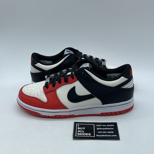 Size 7Y - Nike Dunk Low EMB x NBA Black (DO6288-100)