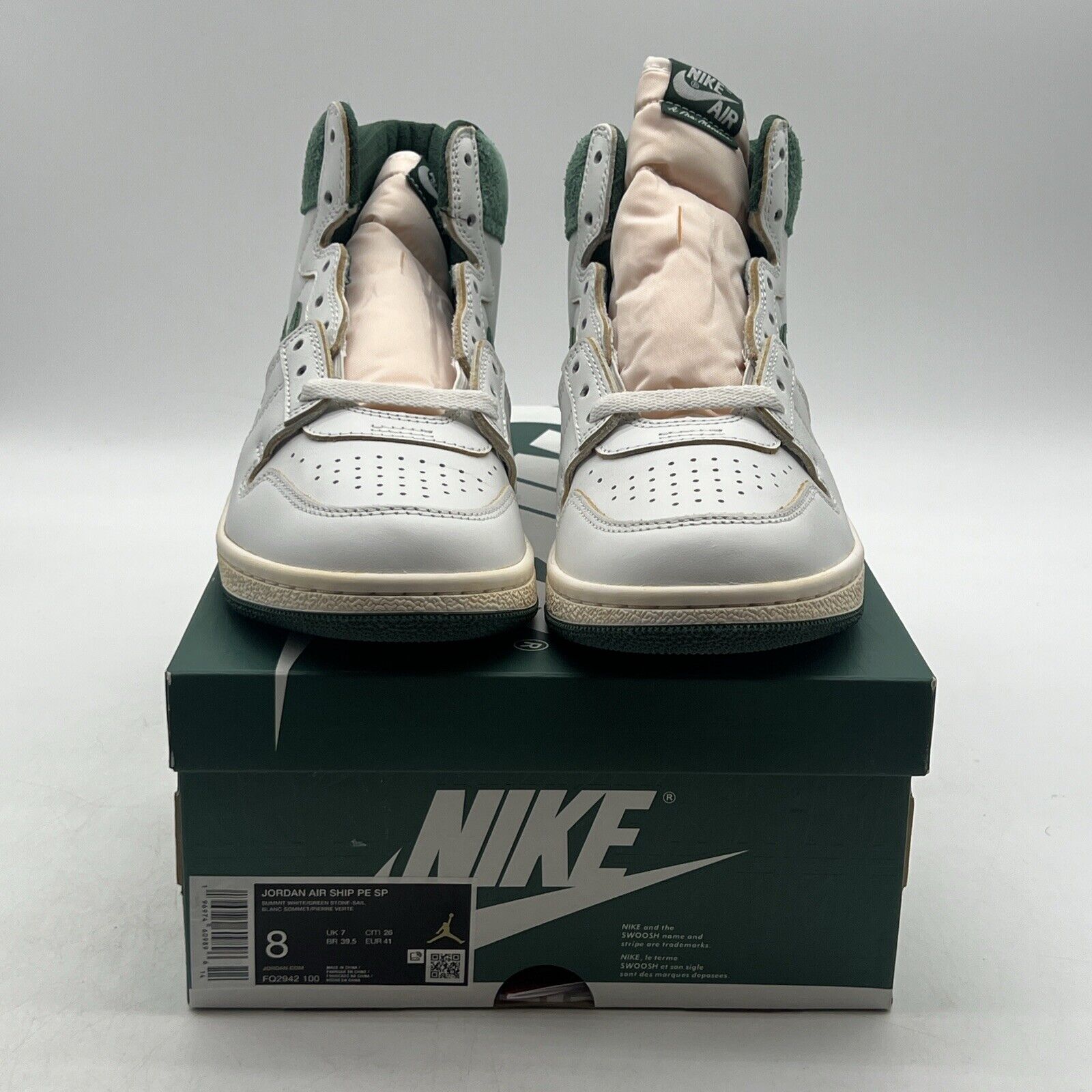 Size 8 - A Ma Maniére x Jordan Air Ship PE SP Green Stone