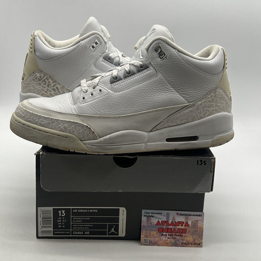 Size 13 - Air Jordan 3 Retro Pure Money (136062-103)