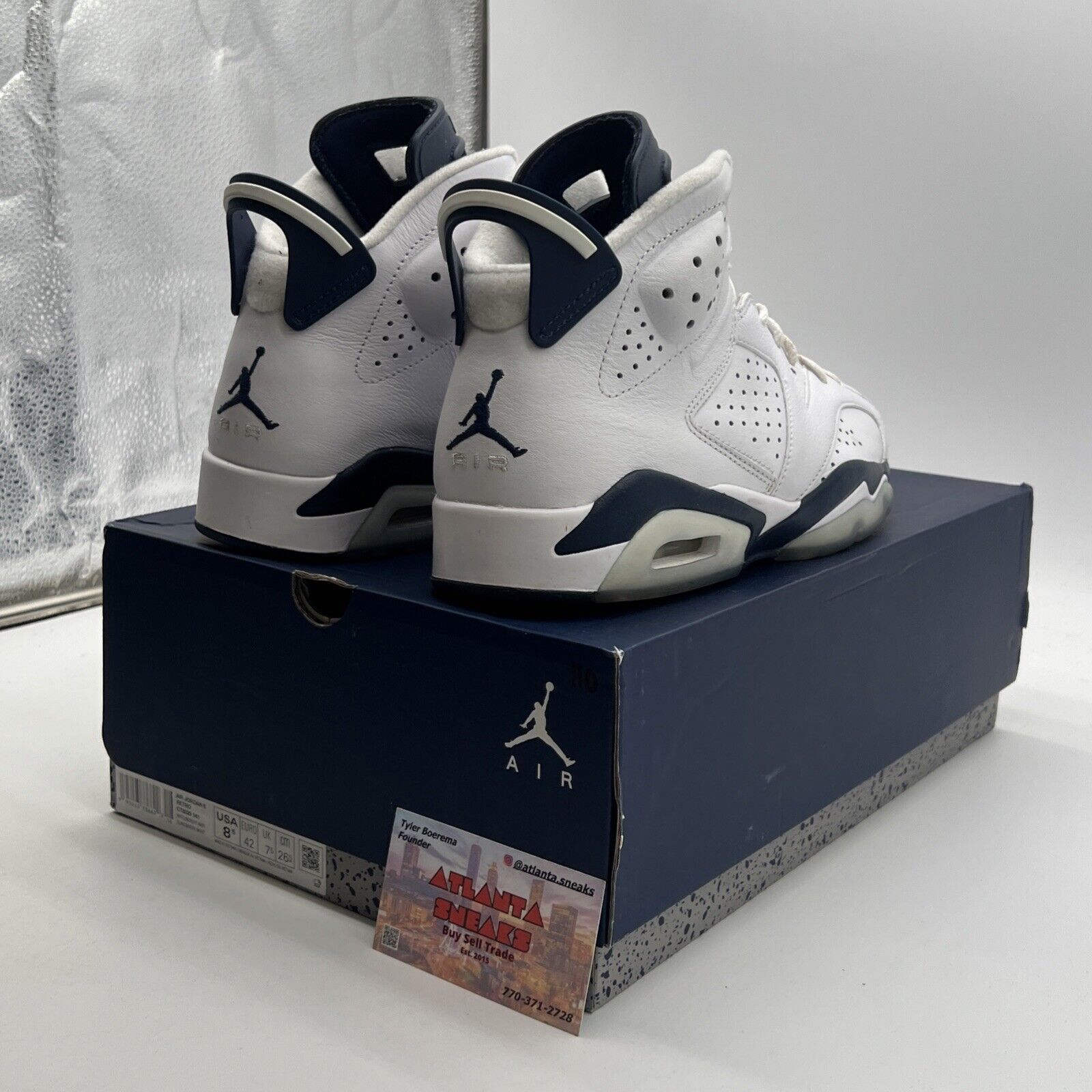 Size 8.5 - Air Jordan 6 Retro Midnight Navy (CT8529-141)