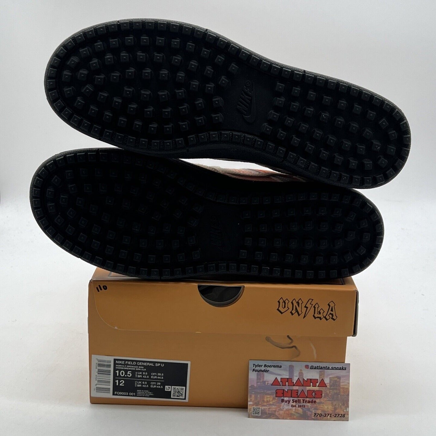 Size 10.5 - Nike Union LA x Field General Ivory (FQ9003-001)