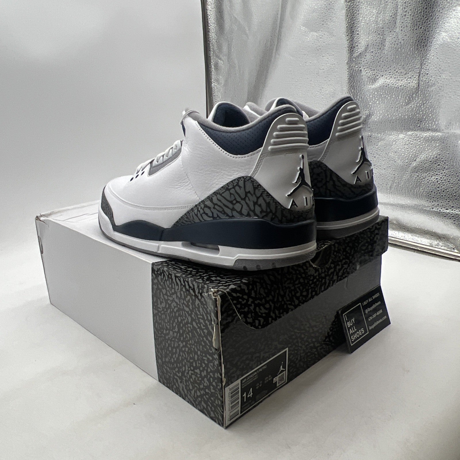 Size 14 - Air Jordan 3 Retro Midnight Navy (CT8532-140)