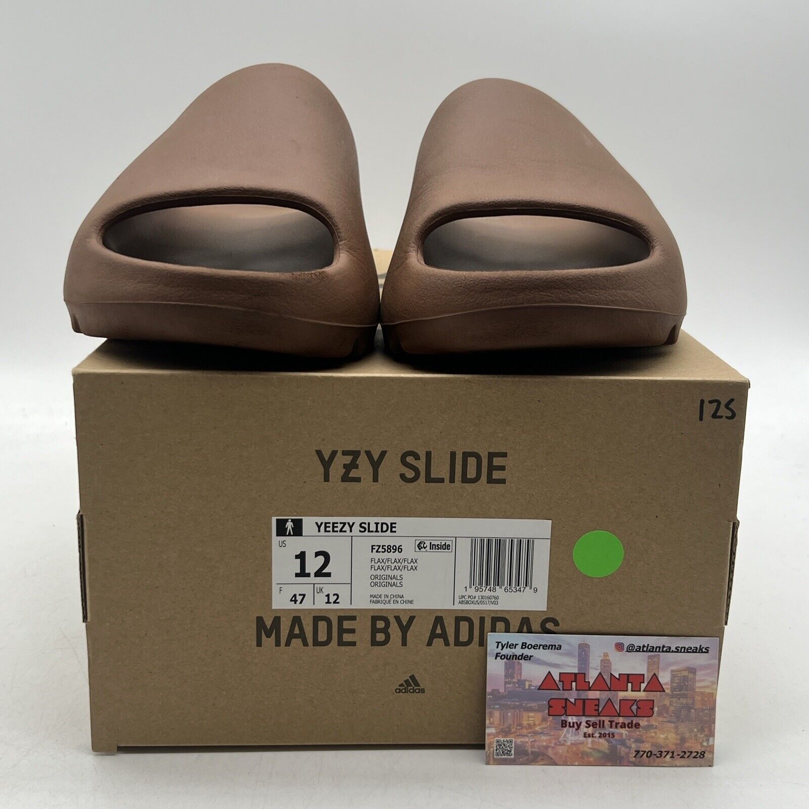 Size 12 - adidas Yeezy Slide Brown (FZ5896)