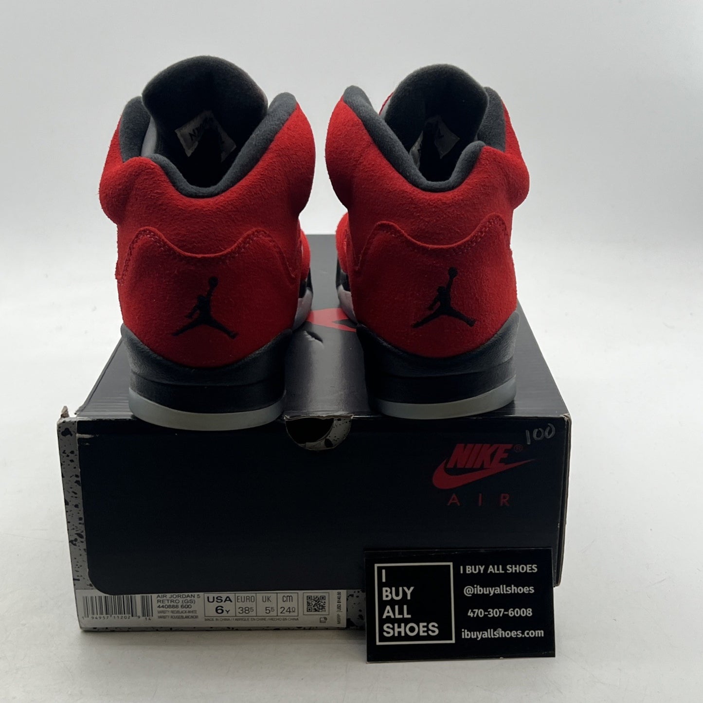 Size 6Y - Air Jordan 5 Retro Mid Raging Bull (440888-600)