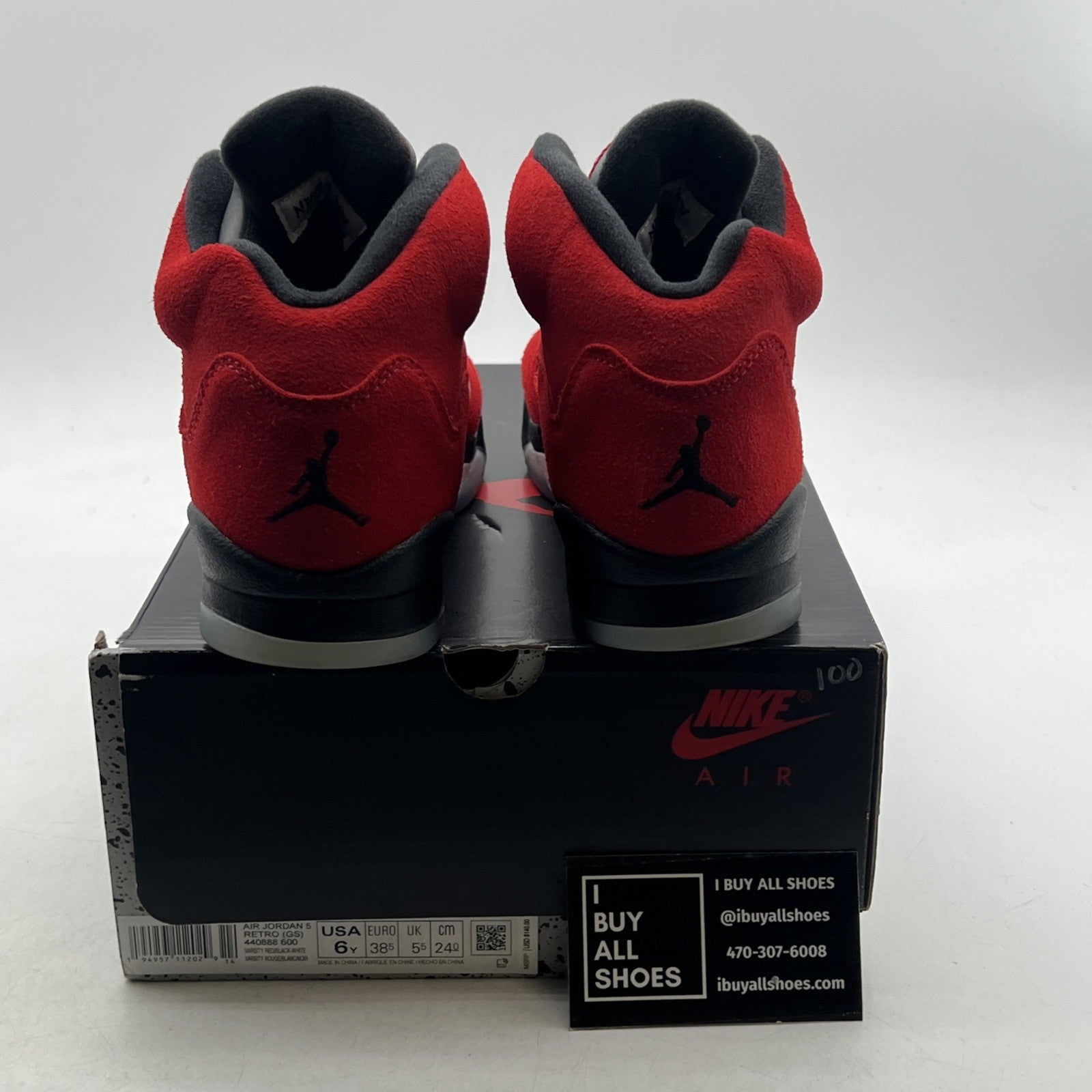 Size 6Y - Air Jordan 5 Retro Mid Raging Bull (440888-600)