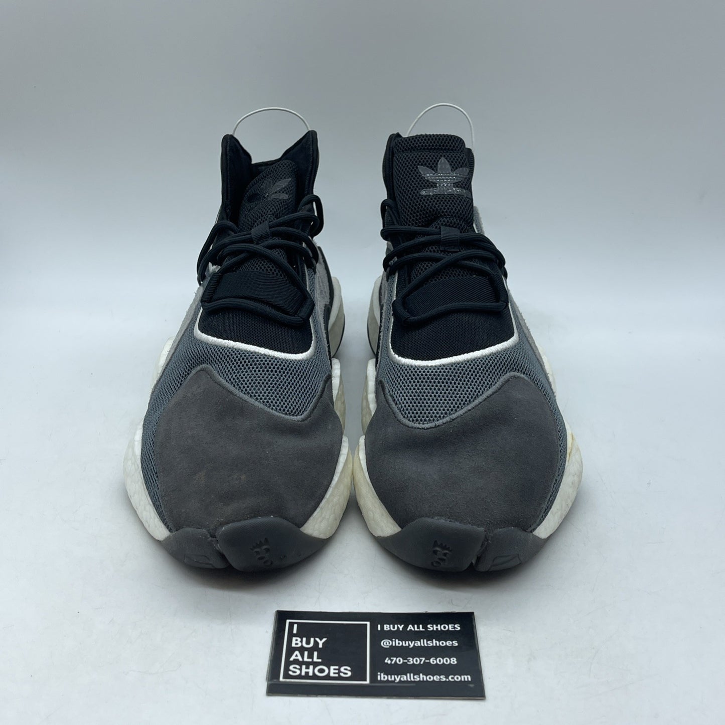 Size 11.5 - Adidas Crazy BYW Black Grey (BD8013)