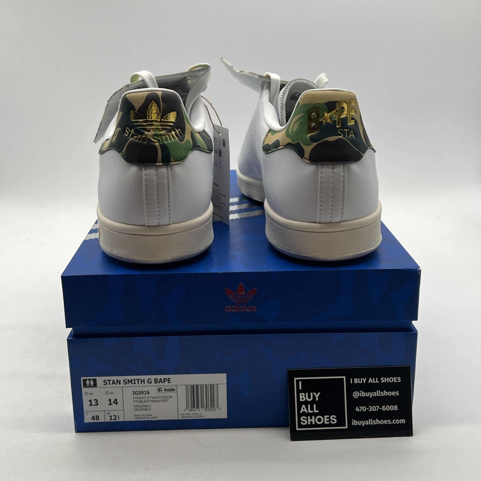 Size 13 - adidas BAPE x Stan Smith Golf 30th Anniversary (IG5916)