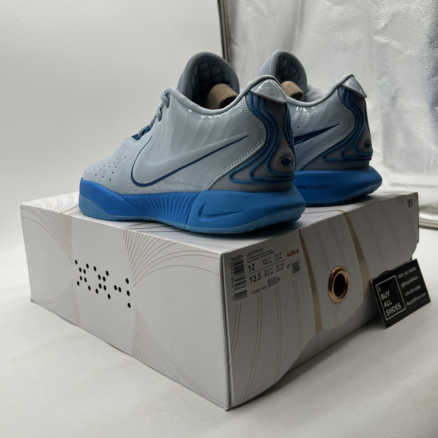 Size 12 - Nike LeBron 21 Light Armory Blue (FQ4052-400)
