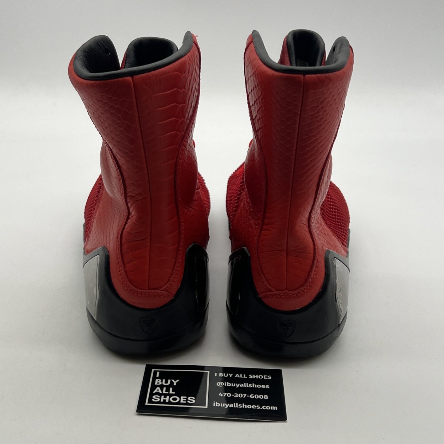 Size 10 - Nike Kobe 9 KRM EXT High Red Mamba (716993-600)
