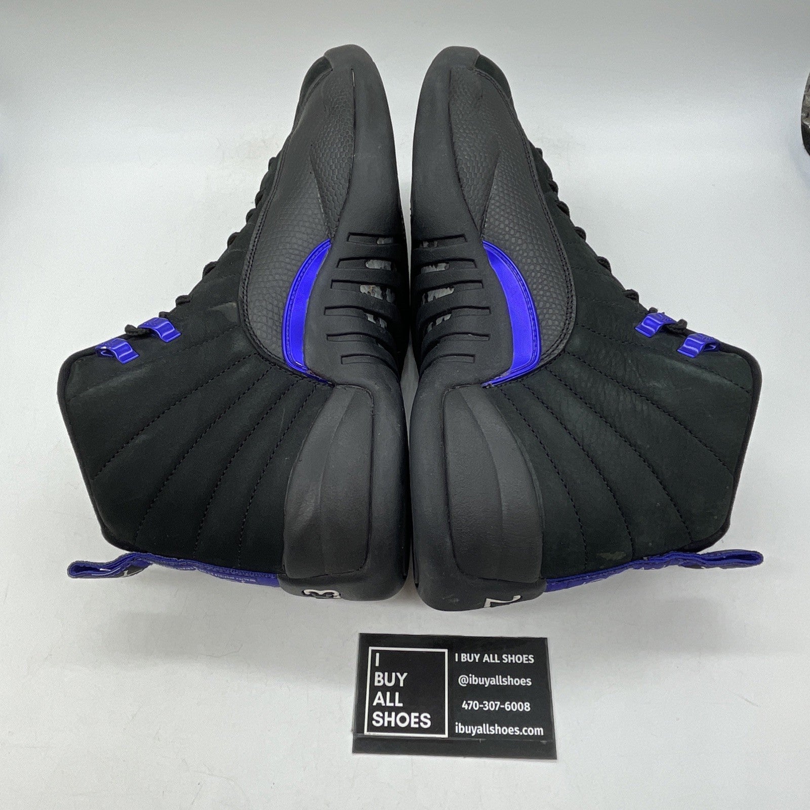 Size 10.5 - Air Jordan 12 Retro Dark Concord Black Suede (CT8013-005)