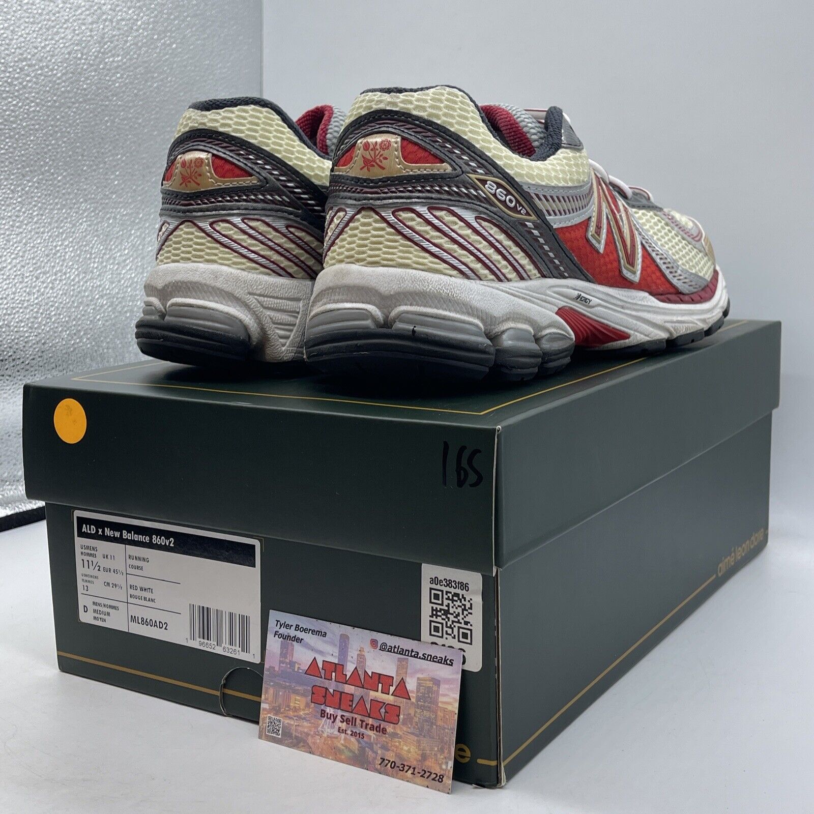 Size 11.5 - New Balance Aimé Leon Dore x 860v2 Red Grey Black (ML860AD2)