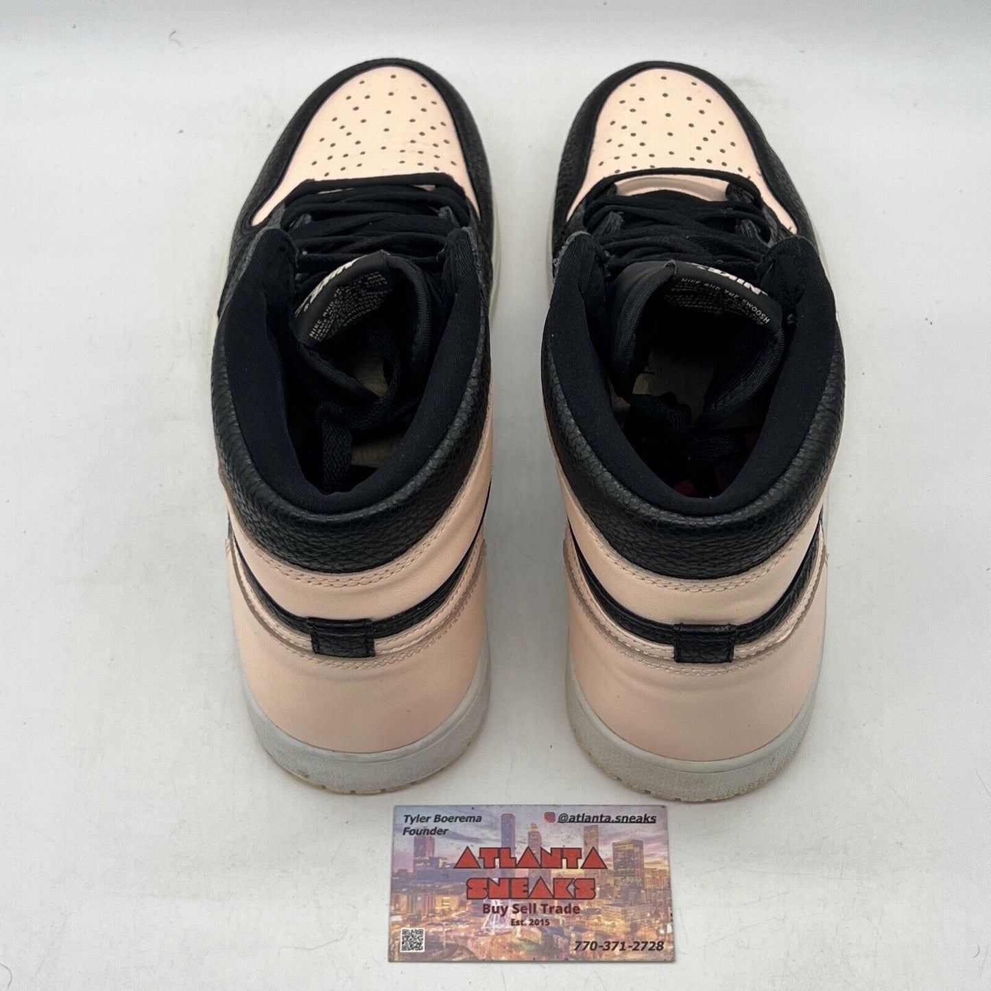 Size 10.5 - Air Jordan 1 Retro OG High Crimson Tint Black Leather (555088-081)