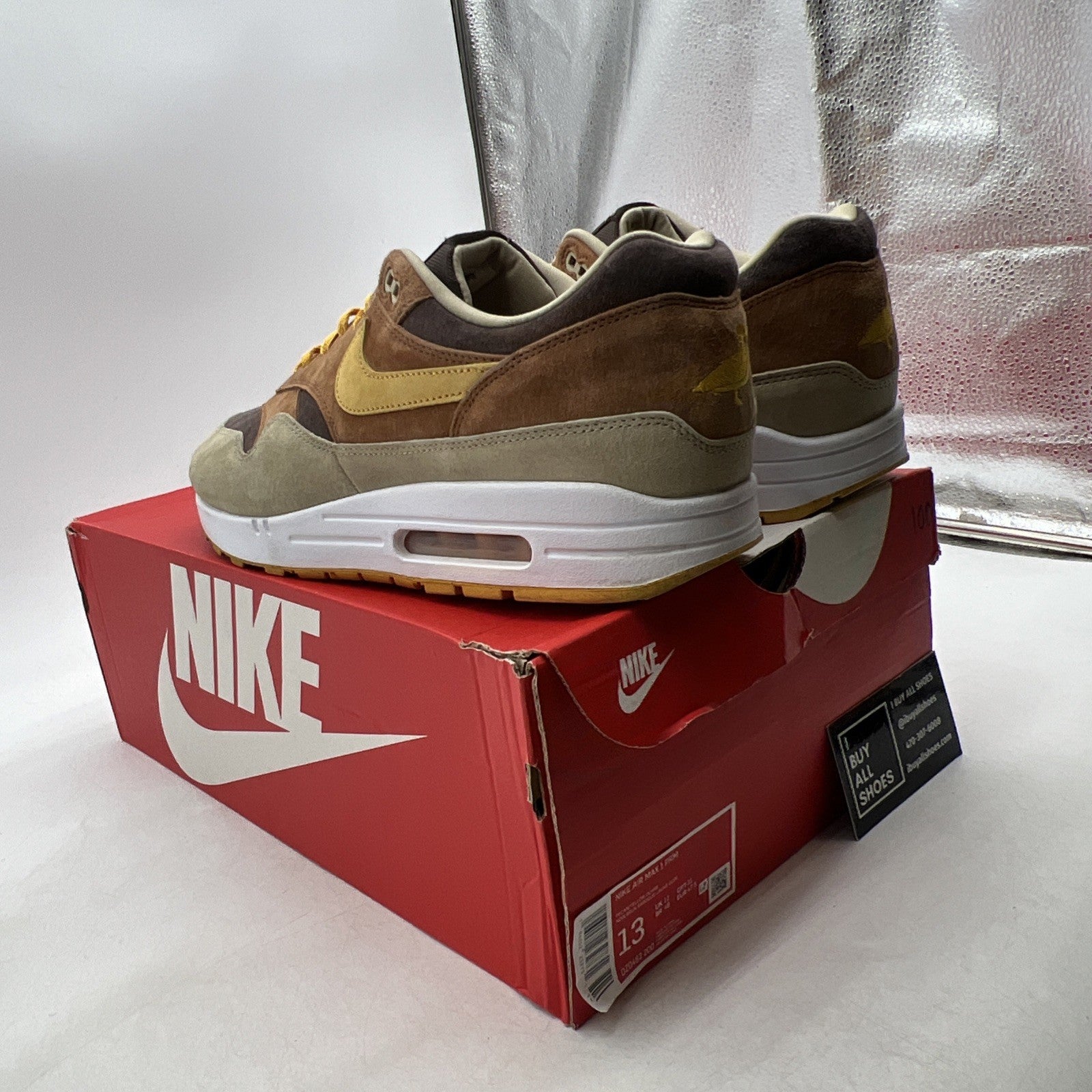 Size 13 - Nike Air Max 1 Premium Ugly Duckling - Pecan 2022 (DZ0482-200)