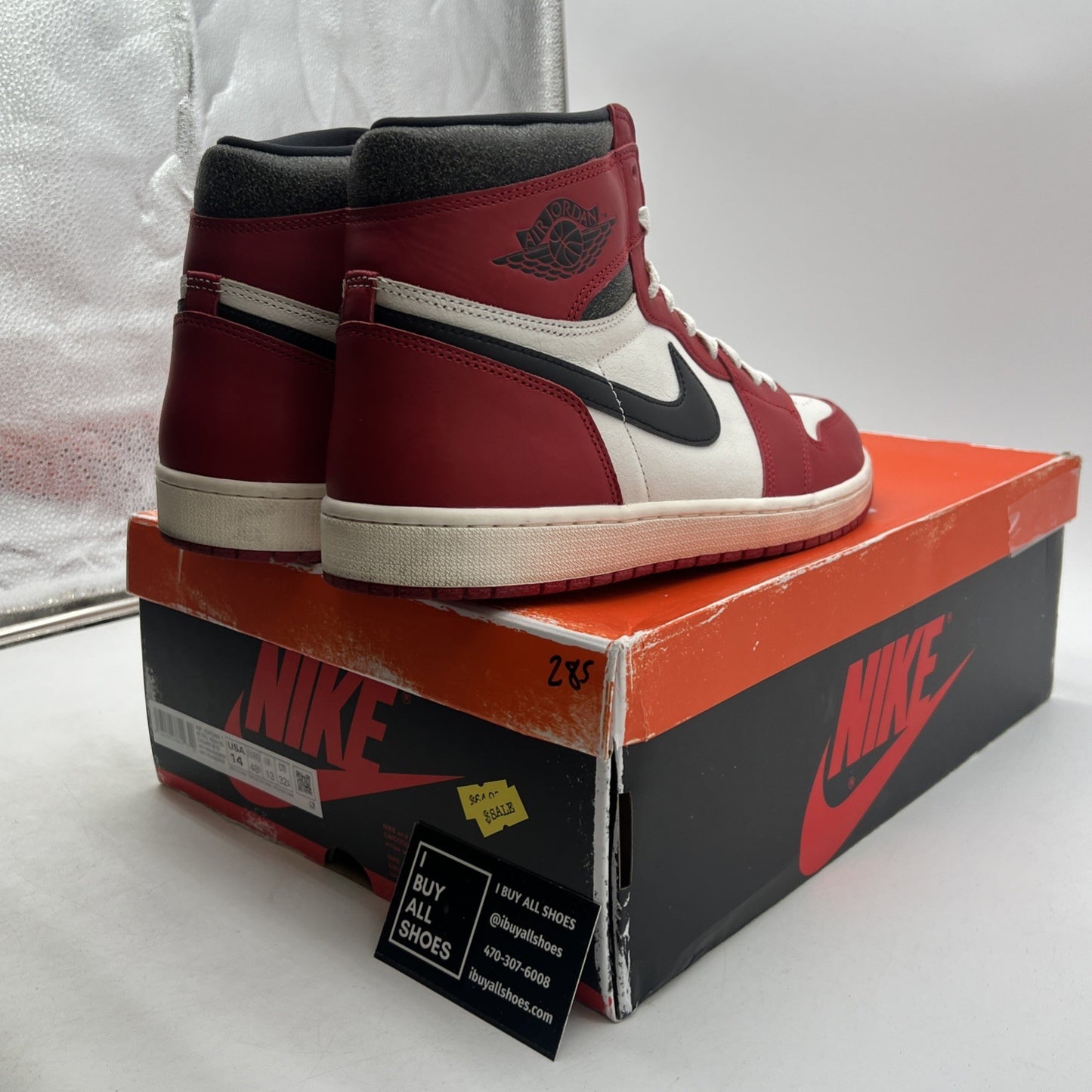 Size 14 -Air Jordan 1 Retro High OG Chicago Reimagined Lost & Found (DZ5485-612)