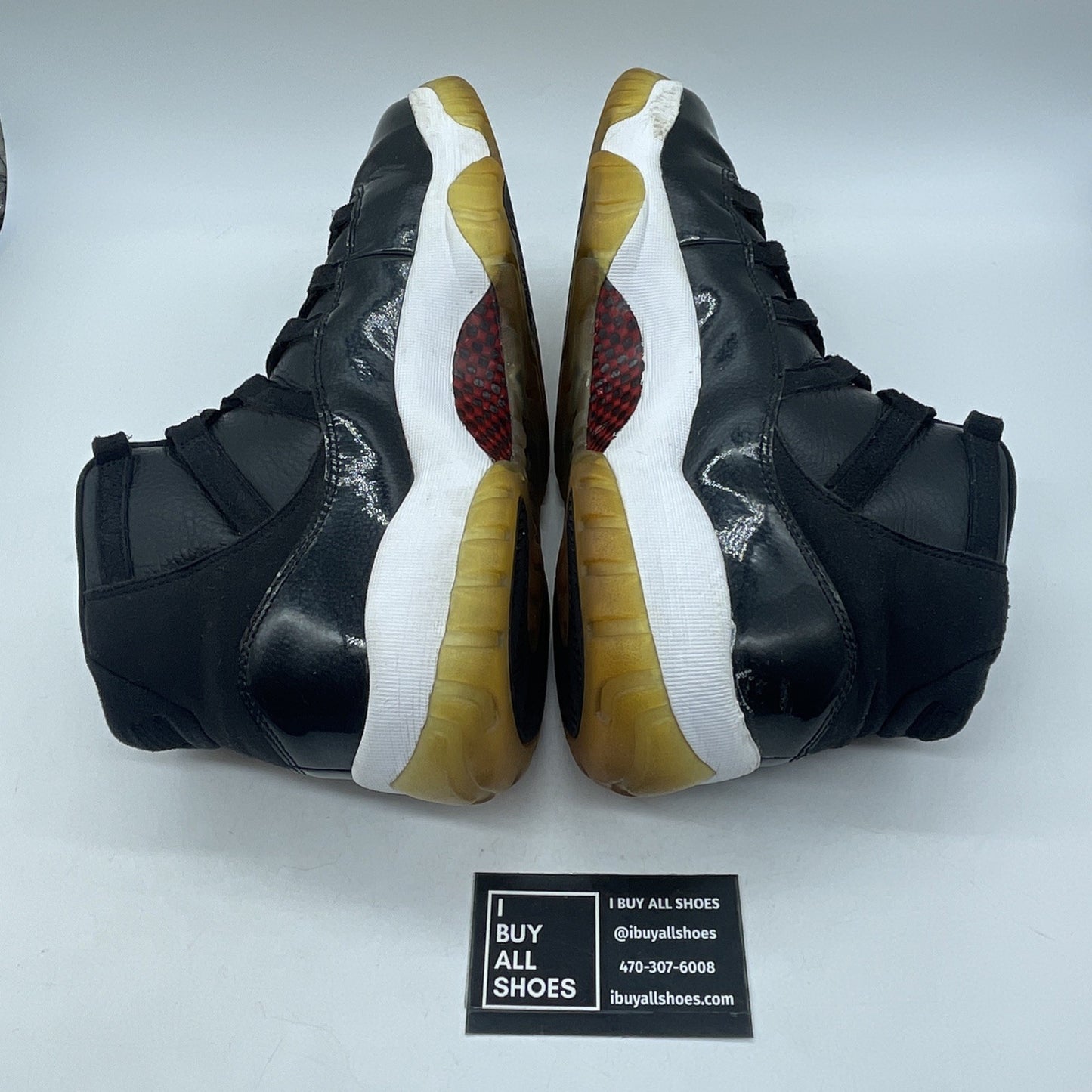 Size 11.5 - Jordan 11 Retro High Space Jam Grey Black Suede Leather (378037-003)