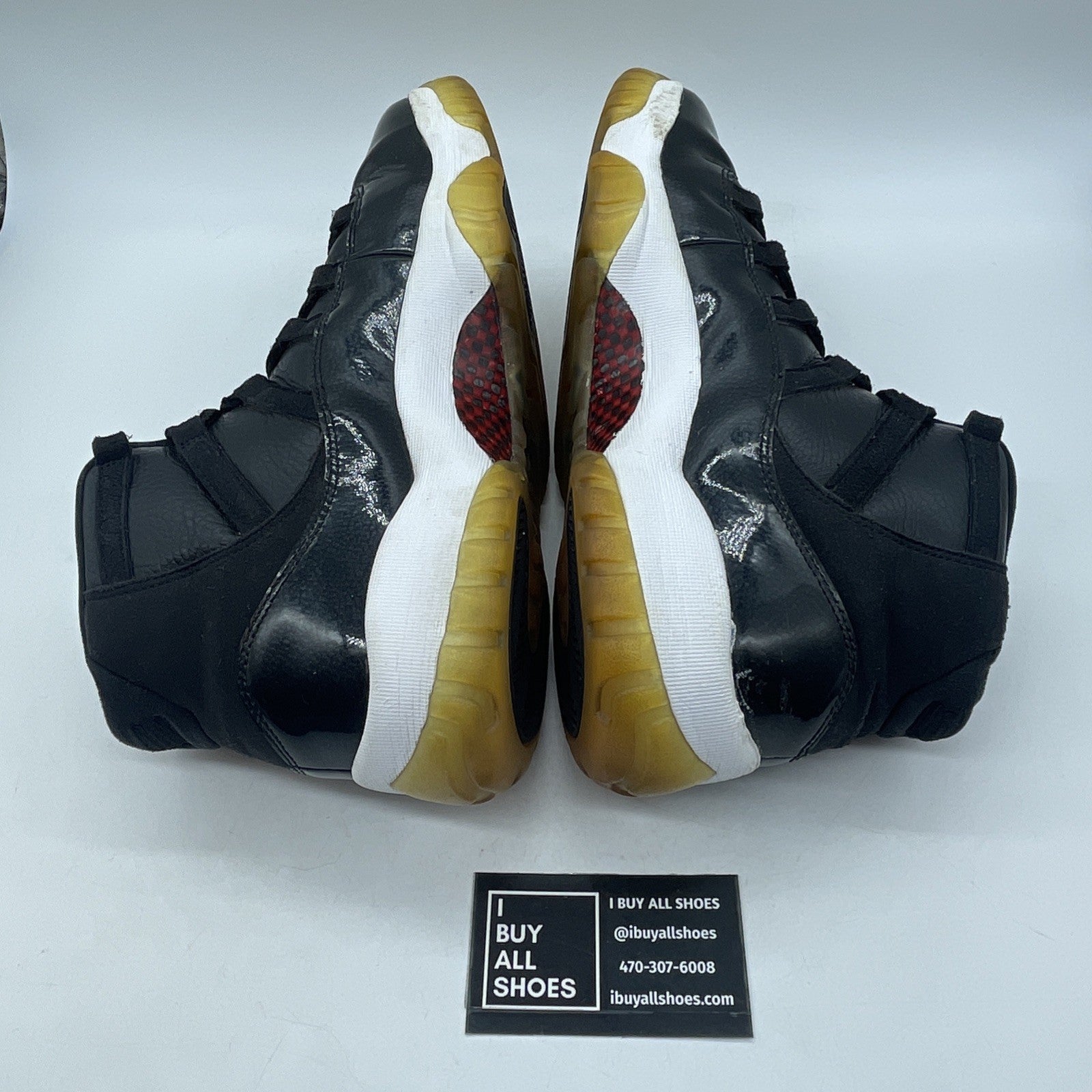 Size 11.5 - Jordan 11 Retro High Space Jam Grey Black Suede Leather (378037-003)