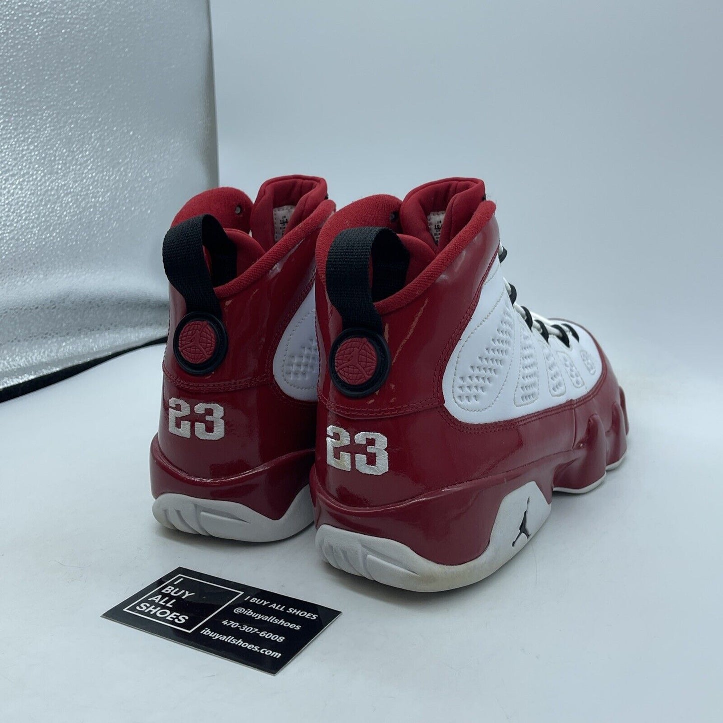 Size 10.5 - Air Jordan 9 Retro Gym Red Black White Leather (302370-160)