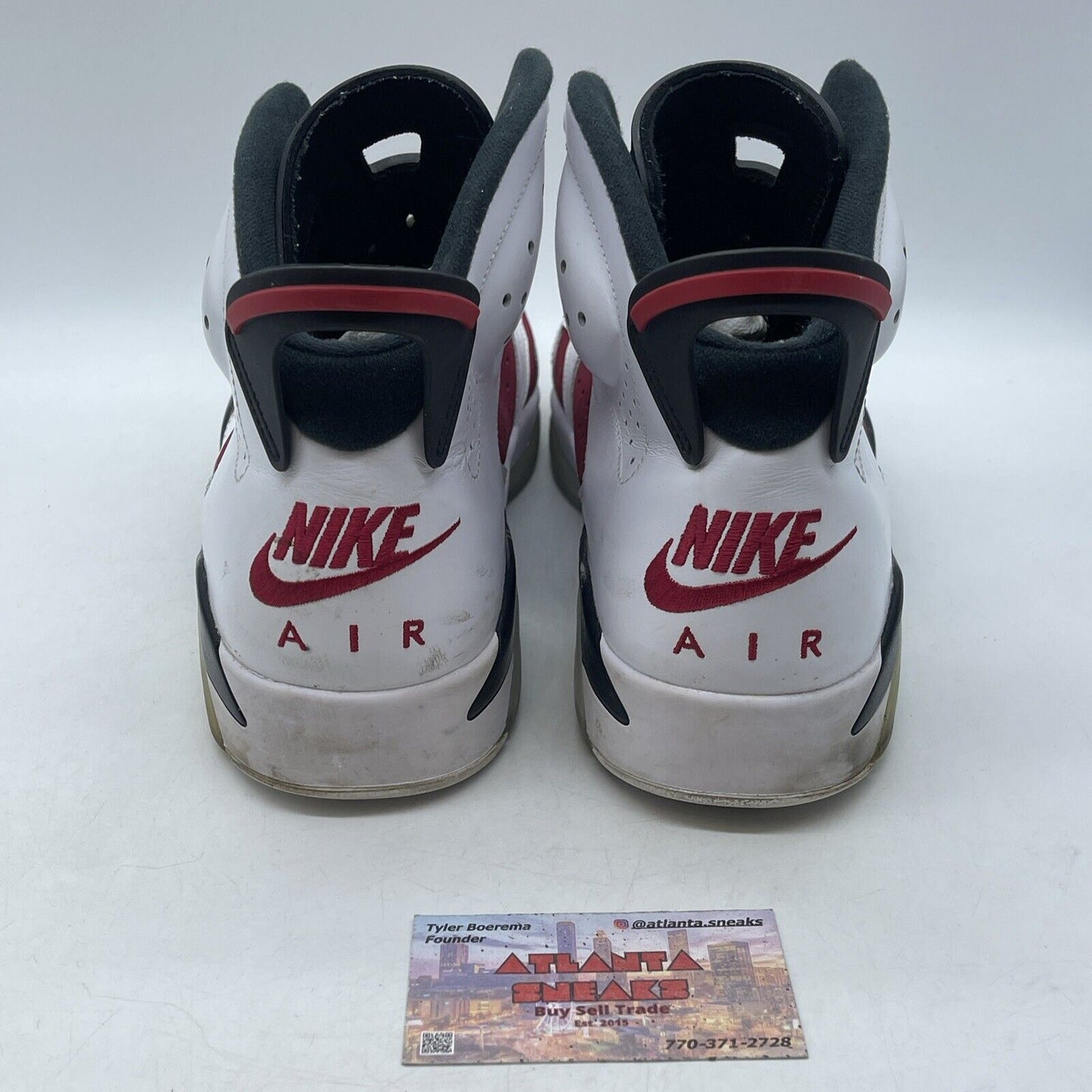 Size 13 - Jordan 6 Retro OG Mid Carmine White Leather Red Suede (CT8529-106)