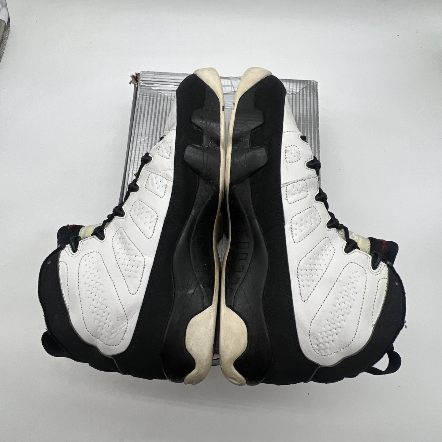 Size 11 - Air Jordan 9 Retro 2002 White Black Red (302370-101)