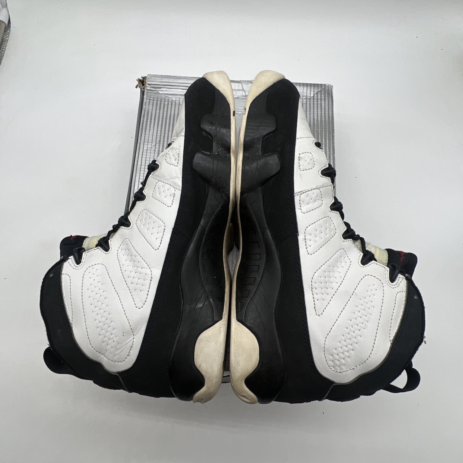 Size 11 - Air Jordan 9 Retro 2002 White Black Red (302370-101)
