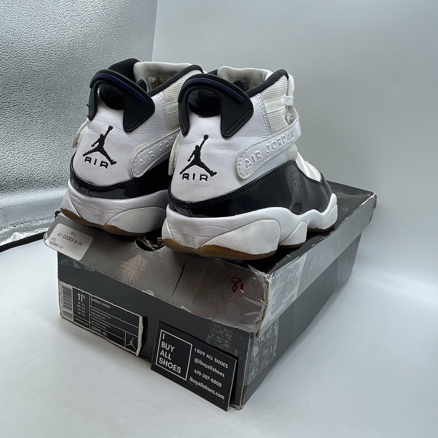 Size 11.5 - Air Jordan 6 Rings Concord (322992-151)