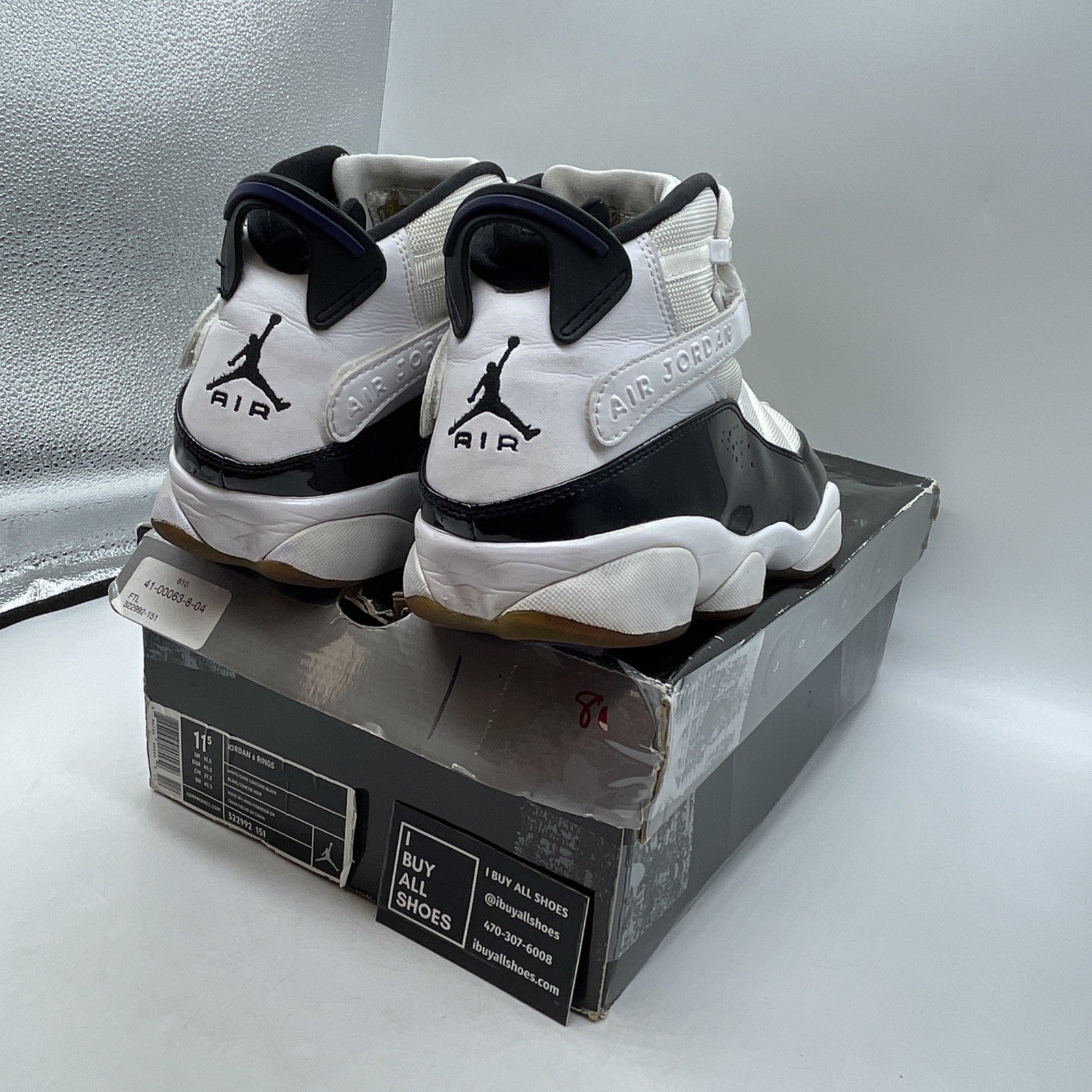 Size 11.5 - Air Jordan 6 Rings Concord (322992-151)