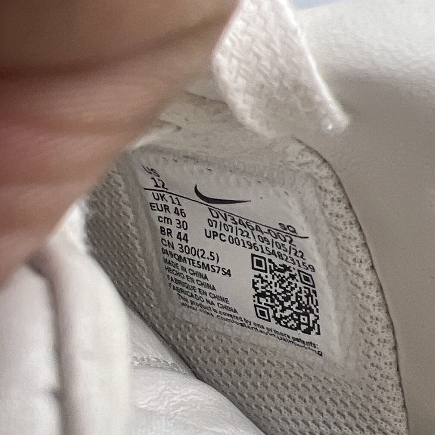 Size 12 - Nike Air Force 1 Low x AMBUSH Phantom Black White Leather (DV3464-002)