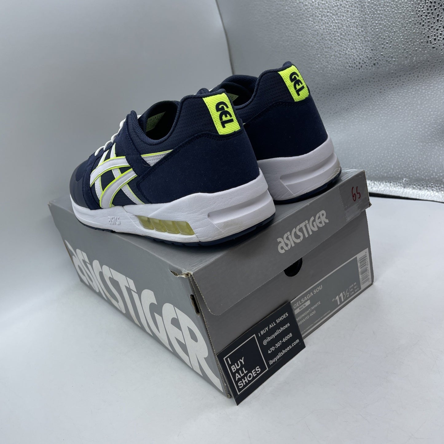 Size 11.5 - Asics Gel Saga Sou Midnight Blue White (1191A112)