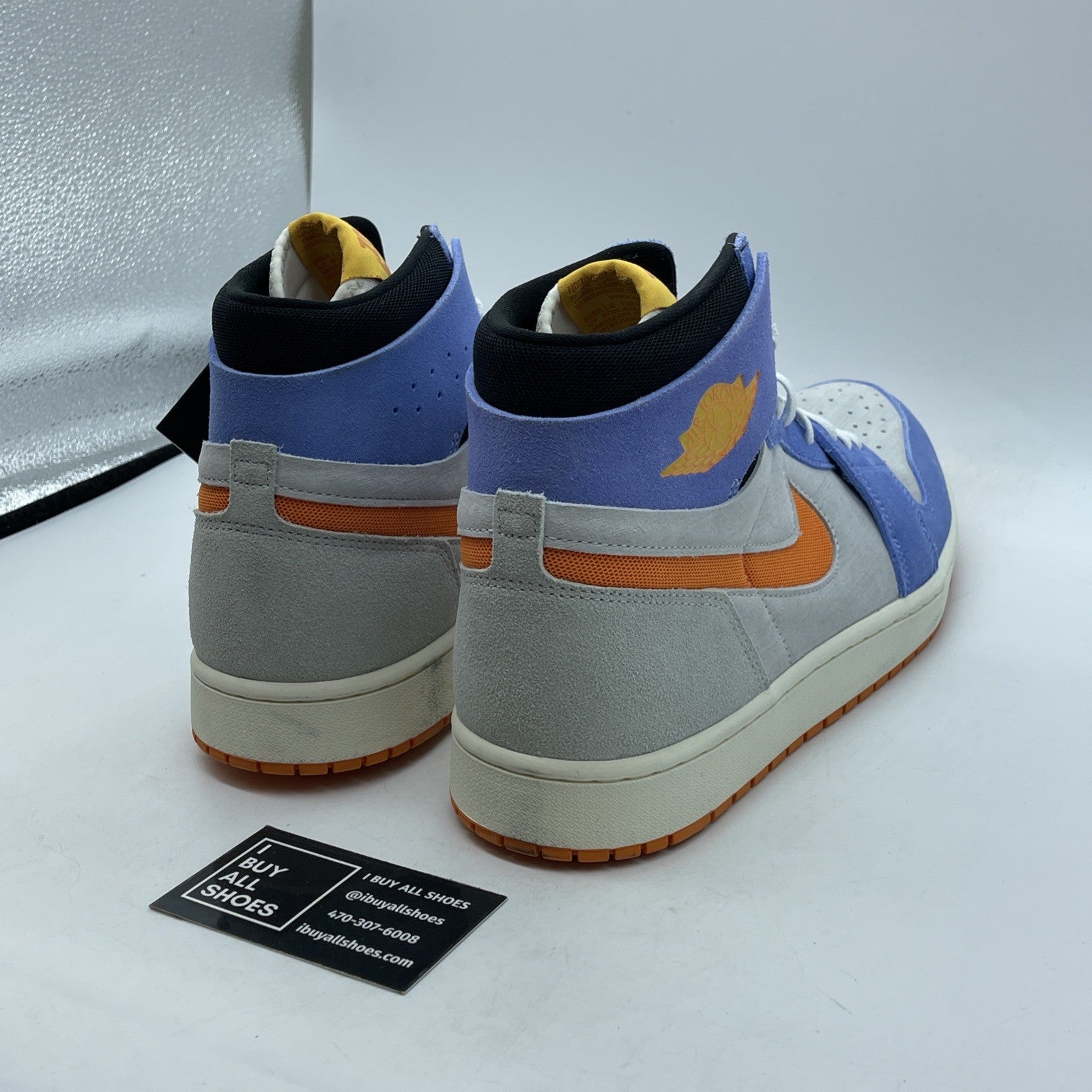 Size 13 - Air Jordan 1 Zoom Comfort 2 High Royal Pulse Alpha Orange (DV1307-184)