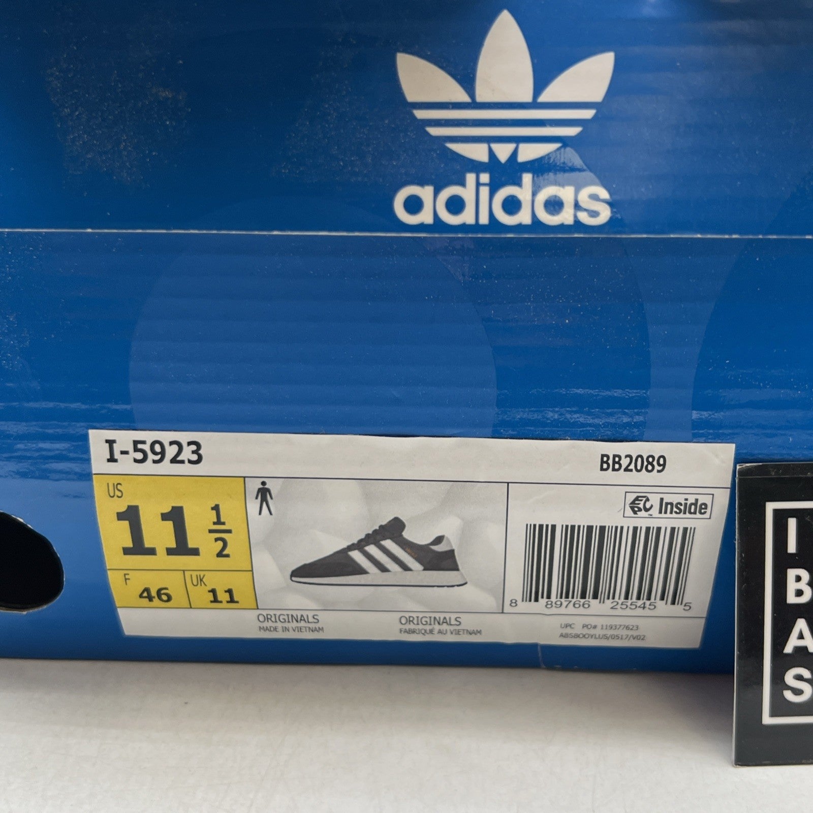 Size 11.5 - Adidas Iniki Runner Vista Grey (BB2089)